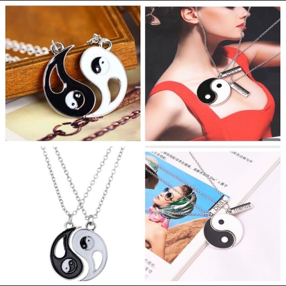 👉 Necklace Pendant Best Friends Logo